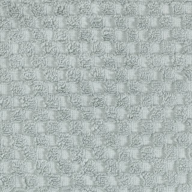 Terry Lustre Waffle Weave 525gsm Face Cloth, Eggshell Grey