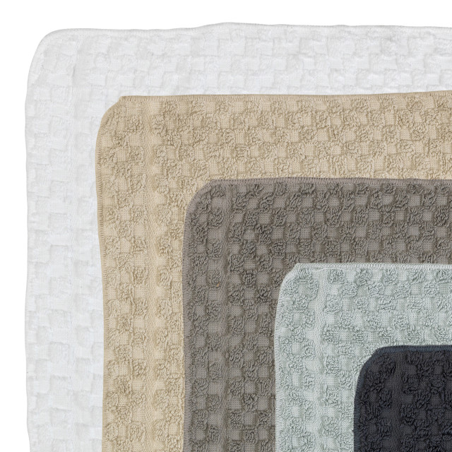 Terry Lustre Waffle Weave 525gsm Face Cloth, all the colours