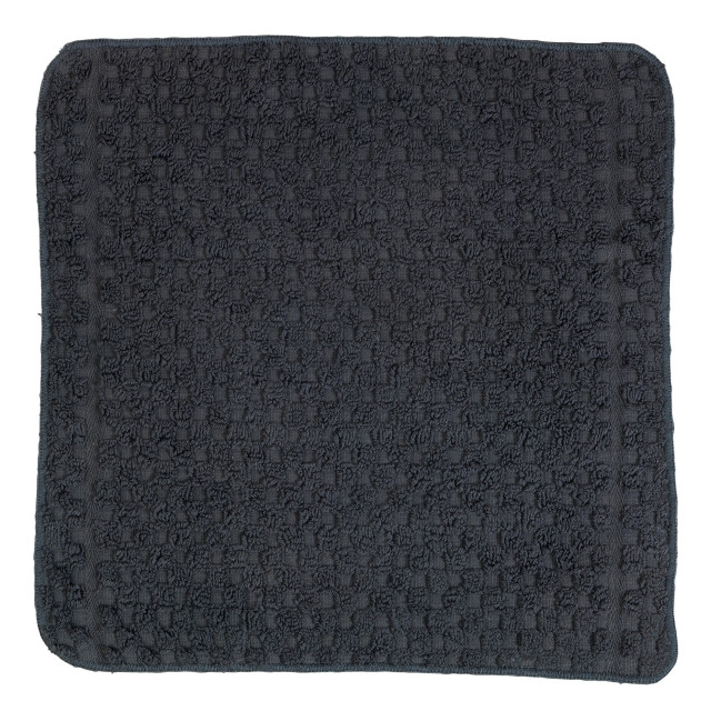 Terry Lustre Waffle Weave 525gsm Face Cloth, Charcoal