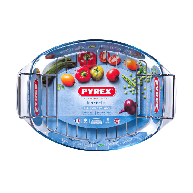 Pyrex Irresistible Oval Roaster With Rack