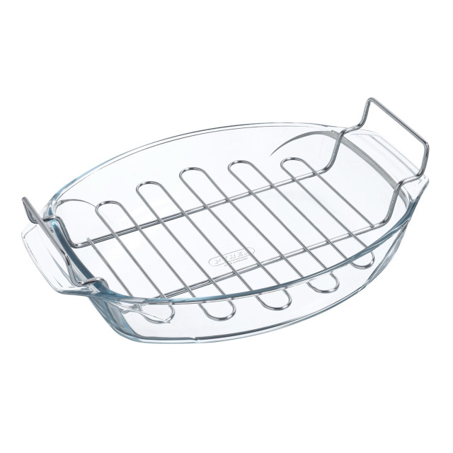Pyrex Irresistible Oval Roaster With Rack