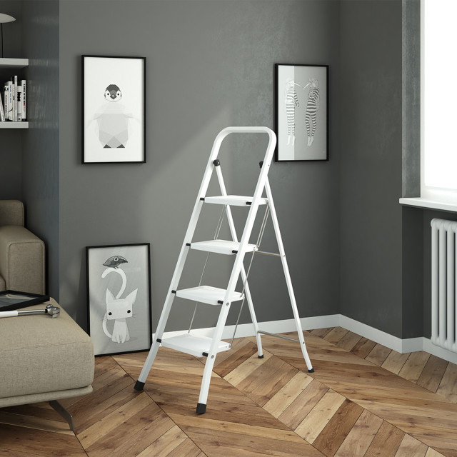 Colombo Factotum Ladder - 4-Step in the living room