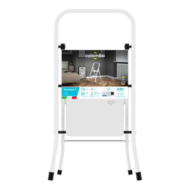 Colombo Factotum 2 Step Ladder packaging