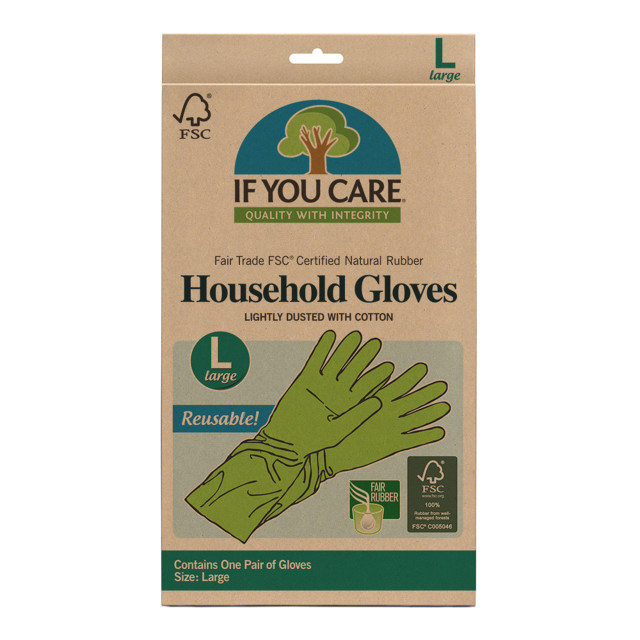 Pack Shot image of If You Care Fair Rubber Latex Household Gloves
