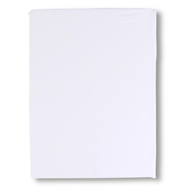 Linen Drawer 400 Thread Count Egyptian Cotton Standard Fitted Sheet, White