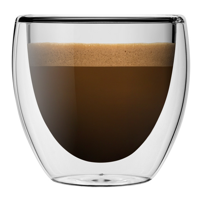 Detail image of Humble & Mash Double-Walled Espresso Glasses, Set of 2