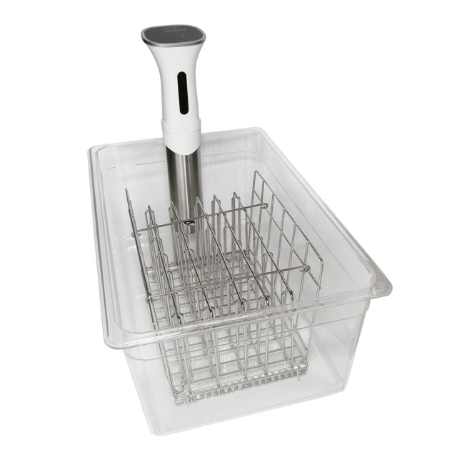11L Rack. Sous Vide Circulator and Container.