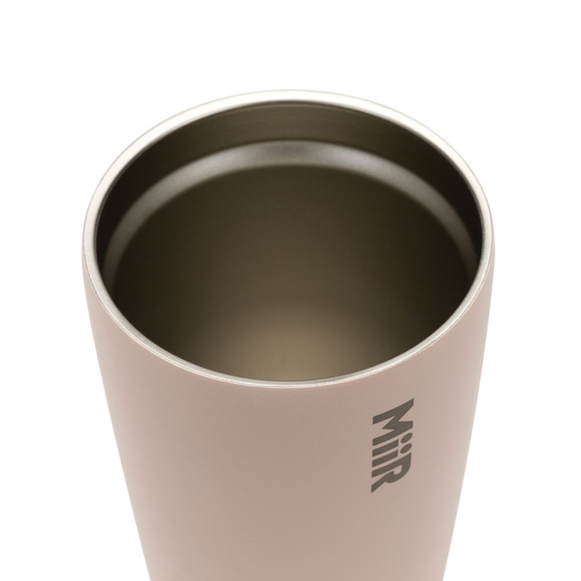MiiR Vacuum Insulated Tumbler, 350ml Thousand Hills close up of top, no lid