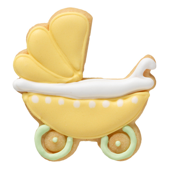 Detail image of Birkmann Stainless Steel Baby Pram Cookie Cutter, 7.5cm