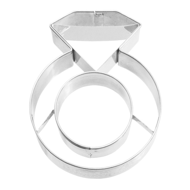 Pack Shot image of Birkmann Stainless Steel Diamond Ring Cookie Cutter, 7cm