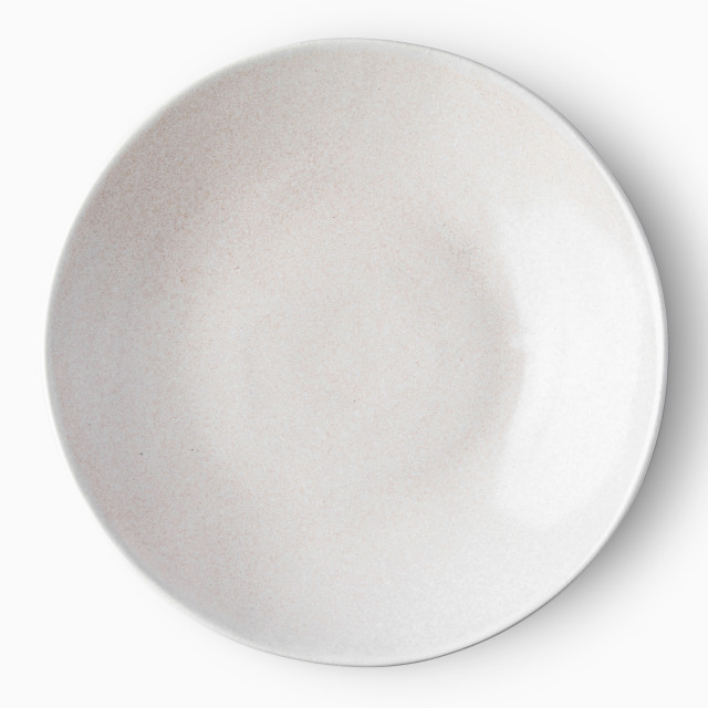 Mervyn Gers Glazed Stoneware Pasta Bowls, Set of 4 Alabaster top view