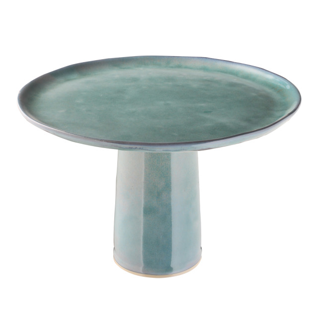 Mervyn Gers Glazed Stoneware Cake Stand - Langebaan