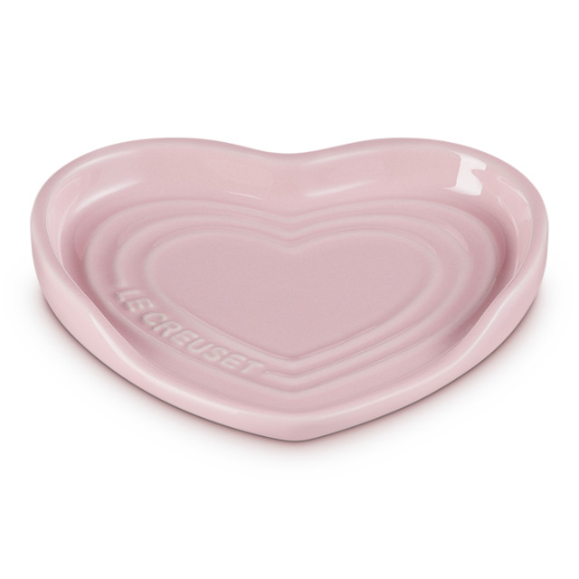 Le Creuset Heart Spoon Rest, 13cm - Shell Pink