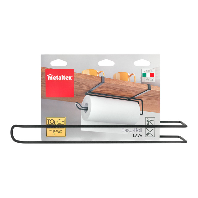 Metaltex Lava Easyroll Under Shelf Paper Towel Holder packaging
