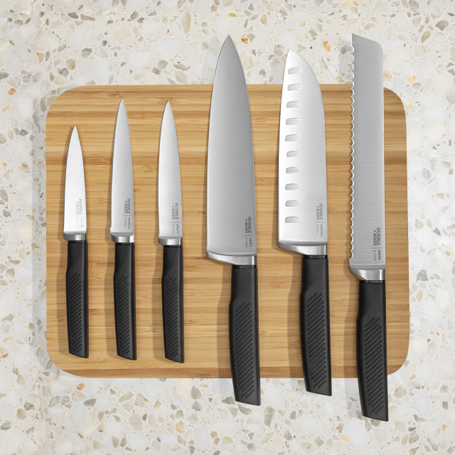 Lifestyle image of Humble & Mash Gripline Series Bread Knife, 21cm