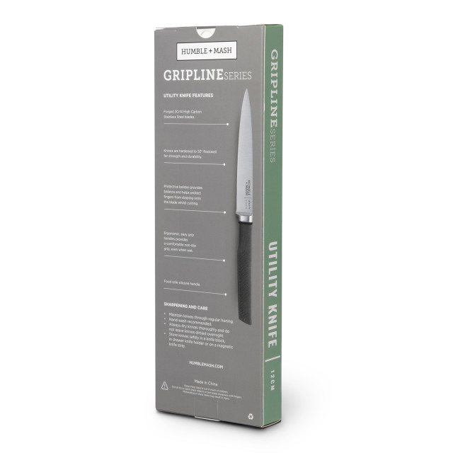 Packaging image of Humble & Mash Gripline Series Utility Knife, 12cm