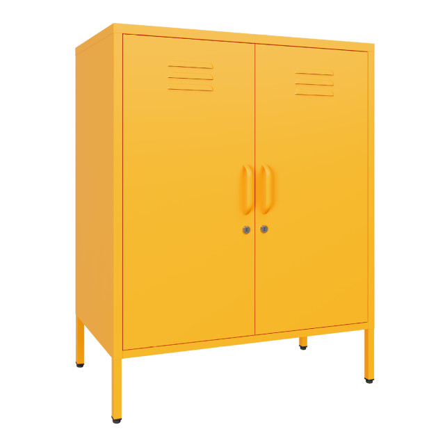 Popstrukt Sugar Cube Storage Cabinet - Honey