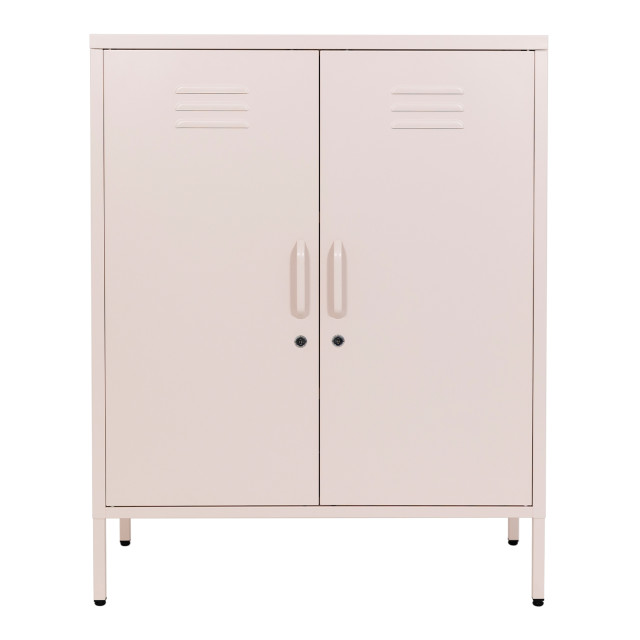 Popstrukt Sugar Cube Storage Cabinet - Blush angle