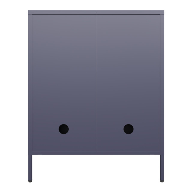 Popstrukt Sugar Cube Storage Cabinet - Carbon Grey angle