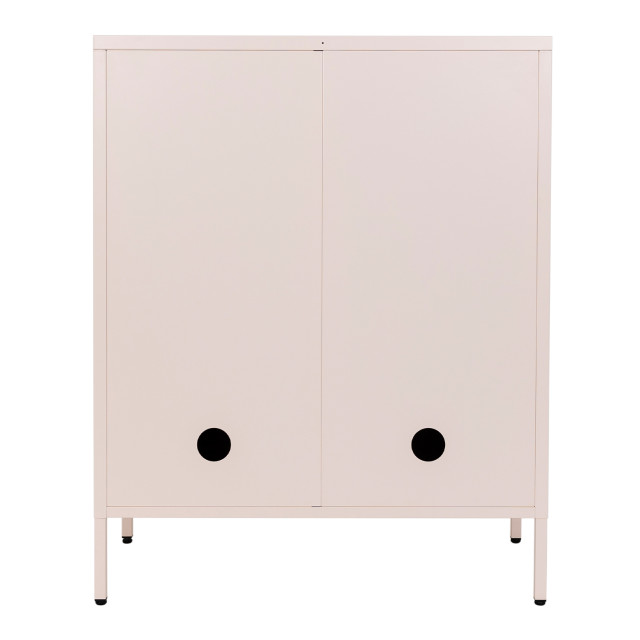 Popstrukt Sugar Cube Storage Cabinet - Blush angle