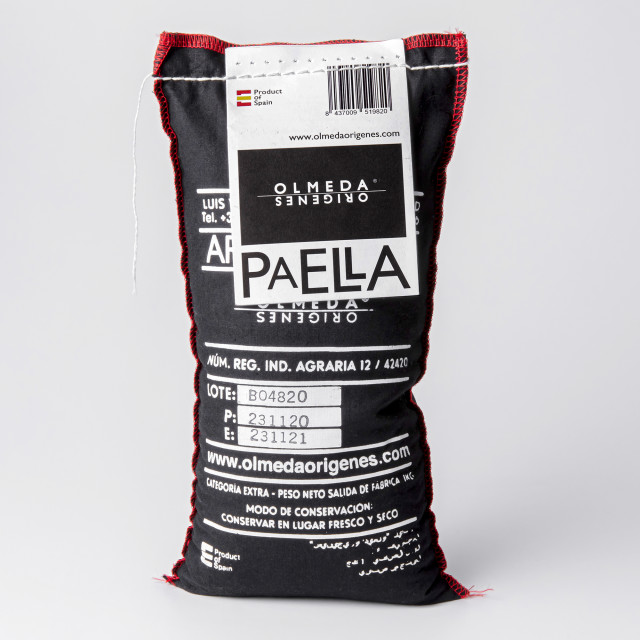 Olmeda Bomba Rice, 1kg back