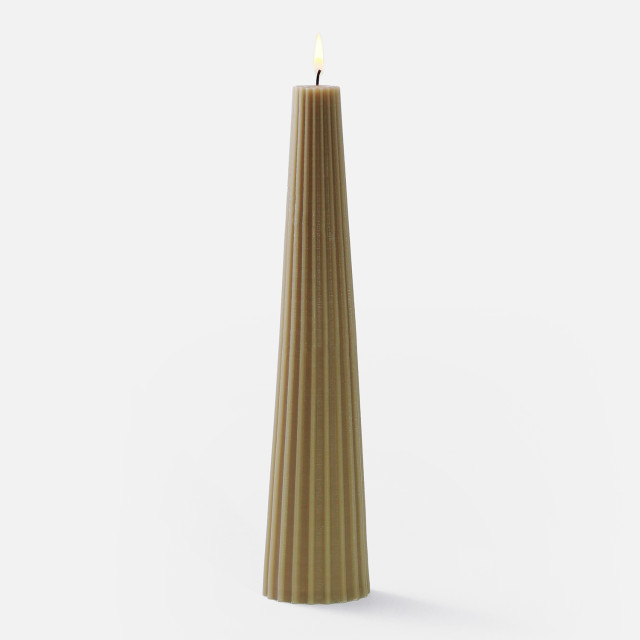 Okra Candle Mustard Gear Candle - Large