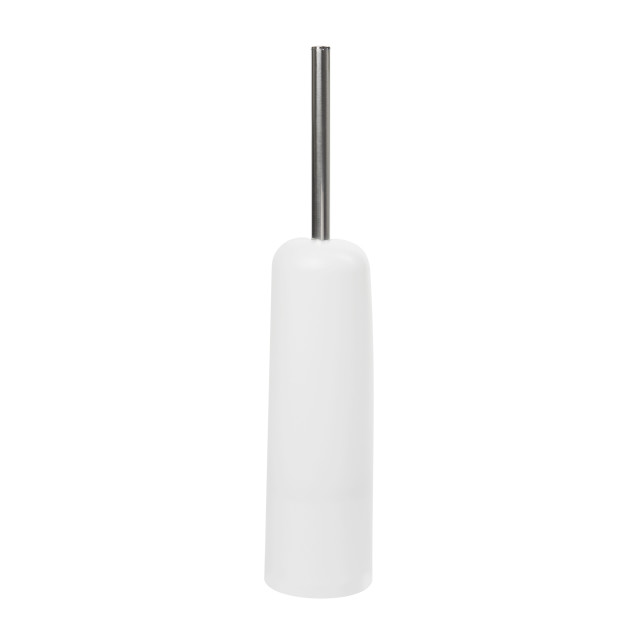 Umbra Touch Toilet Brush & Holder - White Back View 