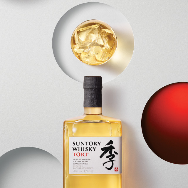 Toki Whisky, 750ml in use