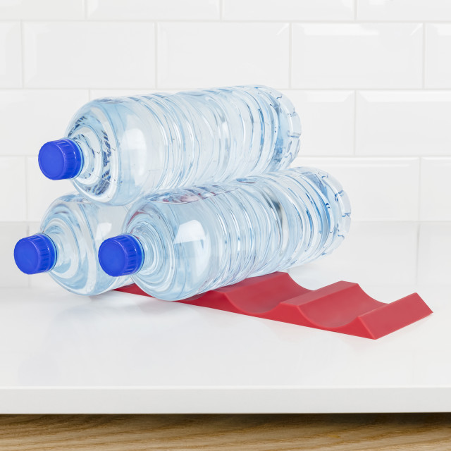 Lifestyle image of Fridge Buddy Bottle Storage Mat