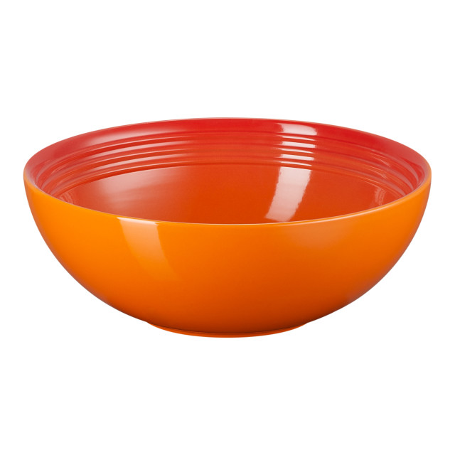 Le Creuset Stoneware Serving Bowl, 24cm, Flame