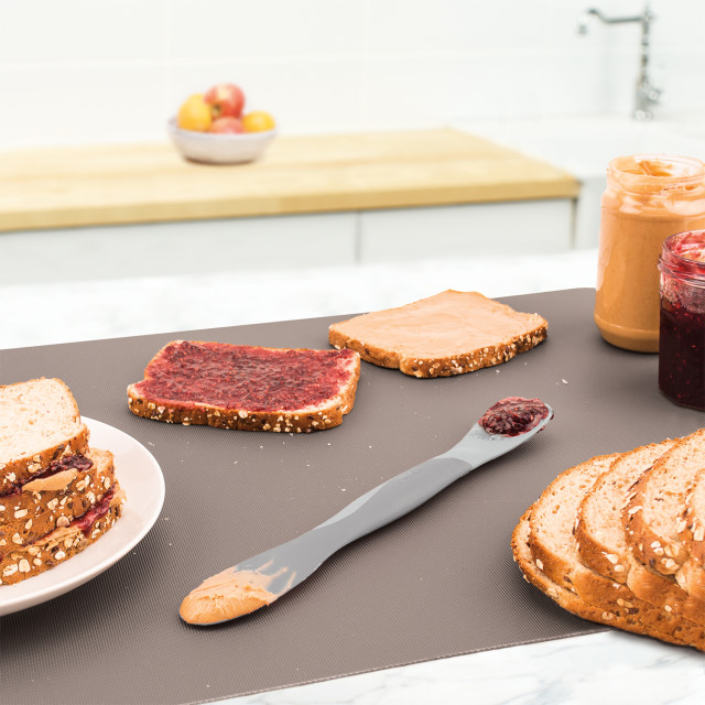 Tovolo Mini Scoop & Spread (Carded) in use