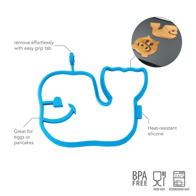 Tovolo Silicone Breakfast Shaper - Whale