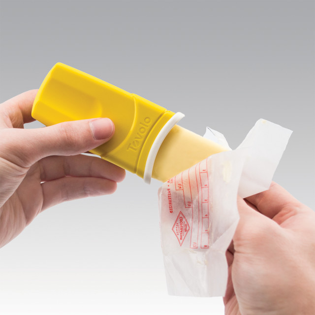 Tovolo Butter Sleeve in use