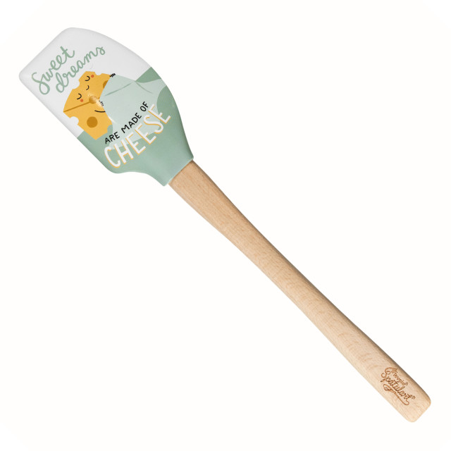 Tovolo Spatulart Spatula - Sweet Dreams/Diss a Brie back