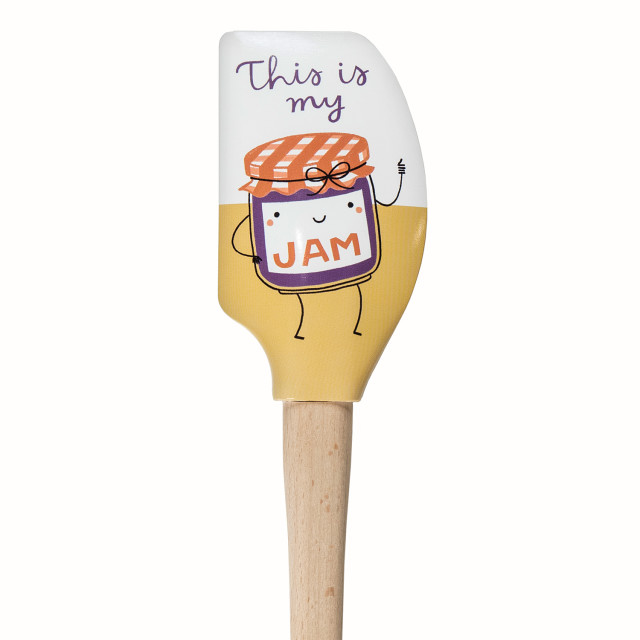 Tovolo Spatulart Spatula - My Jam/Fig Deal close up