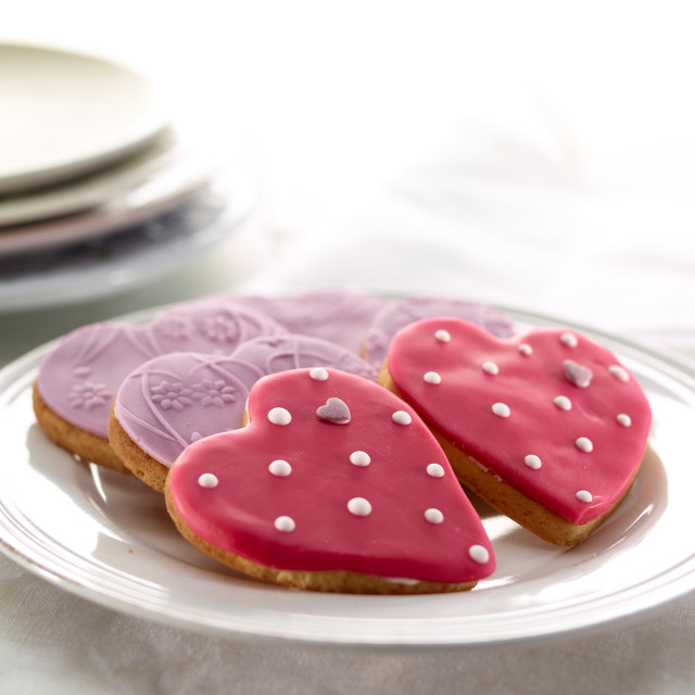 Lekue Hearts Cookie Cutter shaped cookies