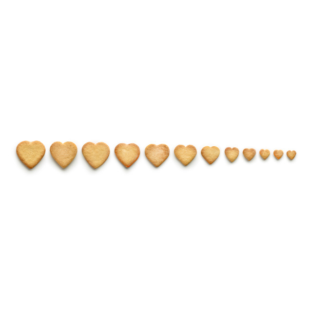 Lekue Hearts Cookie Cutter shaped cookies
