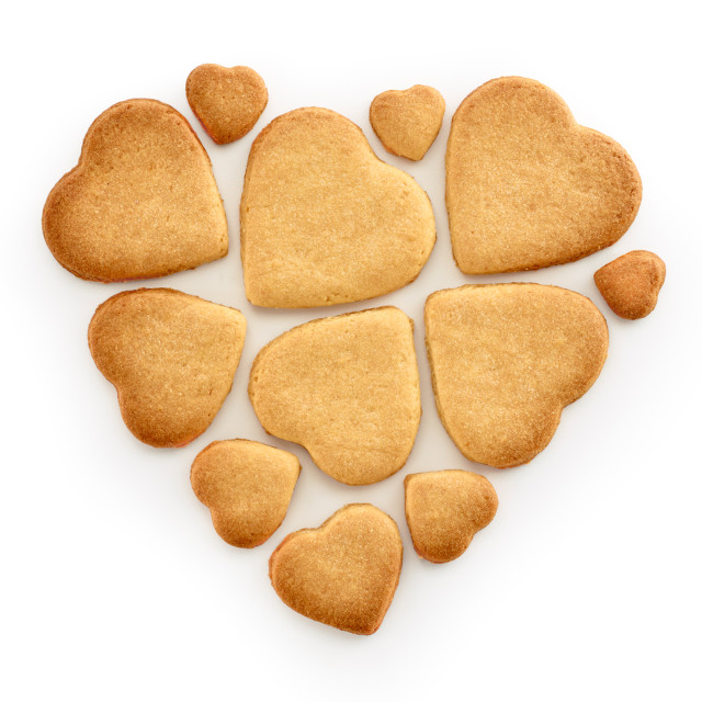 Lekue Hearts Cookie Cutter shaped cookies
