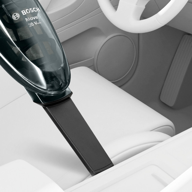 Bosch Move 20Vmax Rechargeable Hand Vacuum Cleaner in use