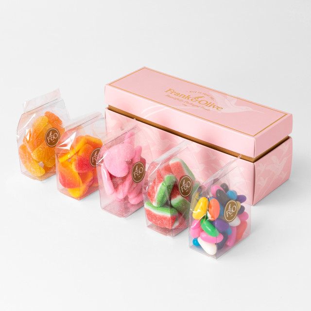 Frank & Olive Candy Treat Box detail shot