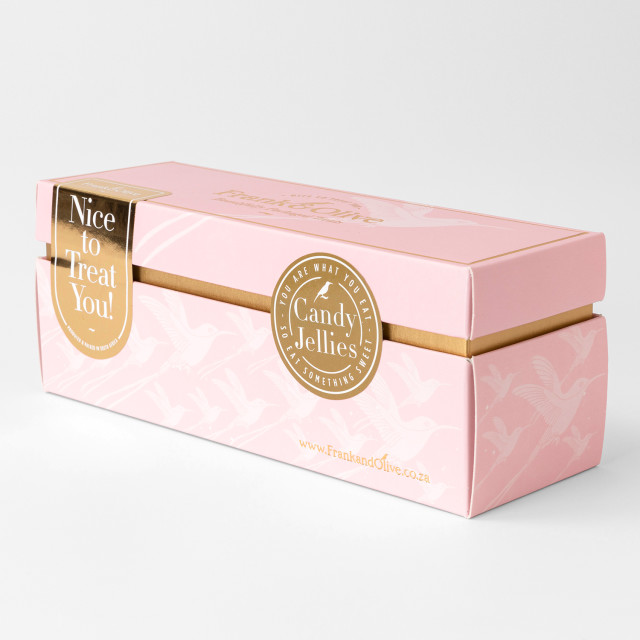 Frank & Olive Candy Treat Box packaging shot