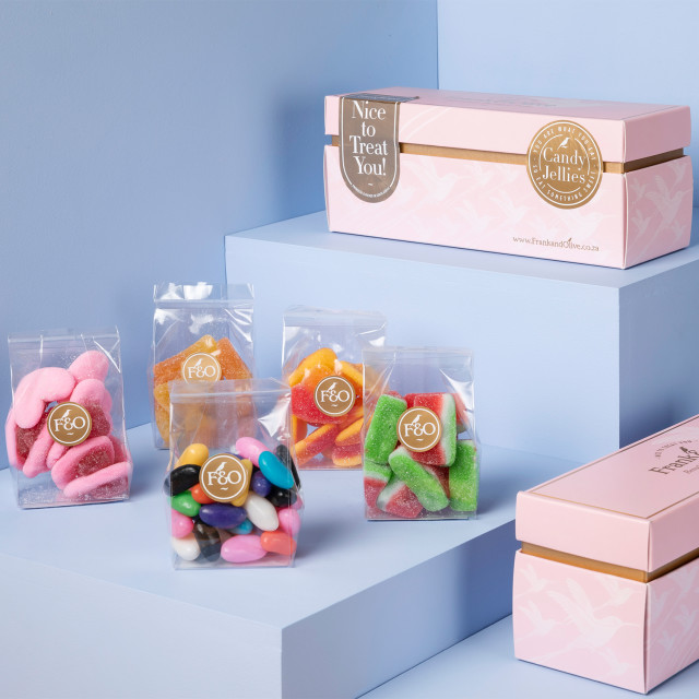 Frank & Olive Candy Treat Box in use