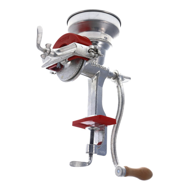 Victoria Cast Iron Manual Grain Grinder with Low Hopper product shot