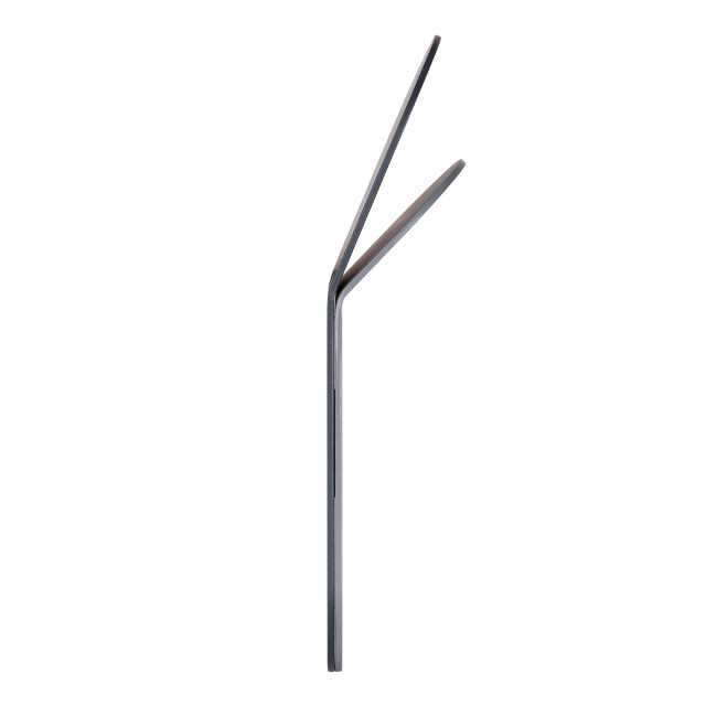Popstrukt Bubblegum Stack Wall Hook, Pack of 3 - Charcoal side view