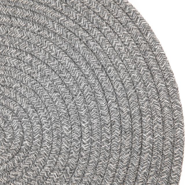 Humble & Mash Round Placemat, Set of 2 - Grey detail shot