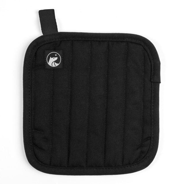 Sagenwolf Pot Holder, Black detail shot