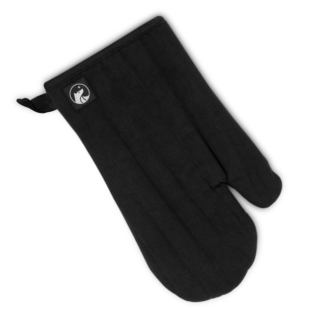Sagenwolf Oven Glove, Black. product shot