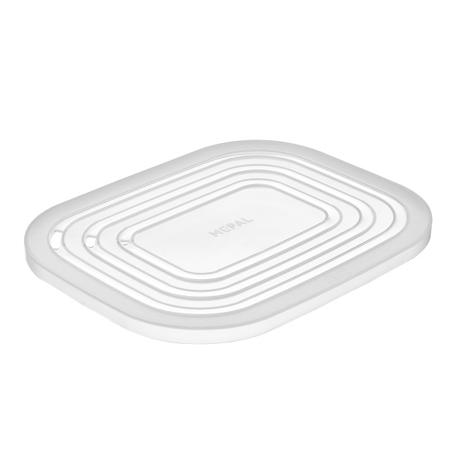 Mepal Rectangularï¿½Cirqula Microwave Cover side view 