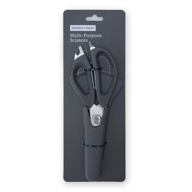 Humble & Mash Multi-Purpose Kitchen Scissors - Grey