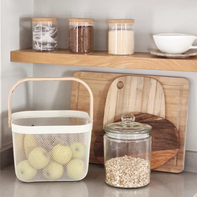 Trendz Of Today Glass Gallon Storage Jar - 1.9L in use